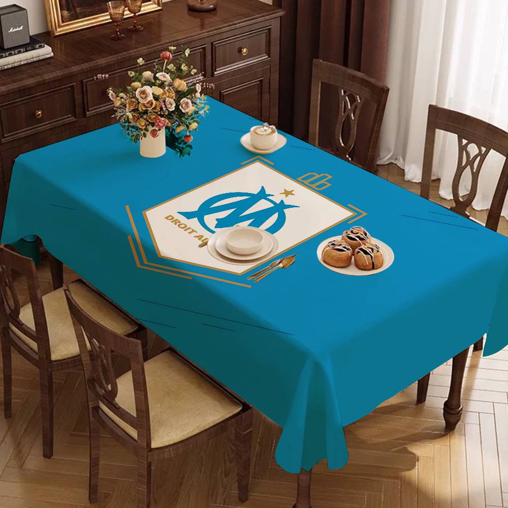 Home Textiles Today Logo - O-Olympiques D-DeS LOGO M-MarseilleS Dikdörtgen Masa