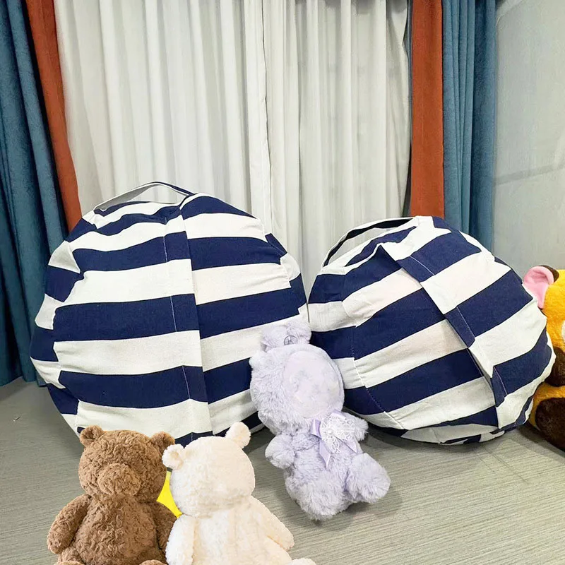 Floor Cushion Pouf - Yeni Fasulye Torbası Depolama Dolgulu Hayvan