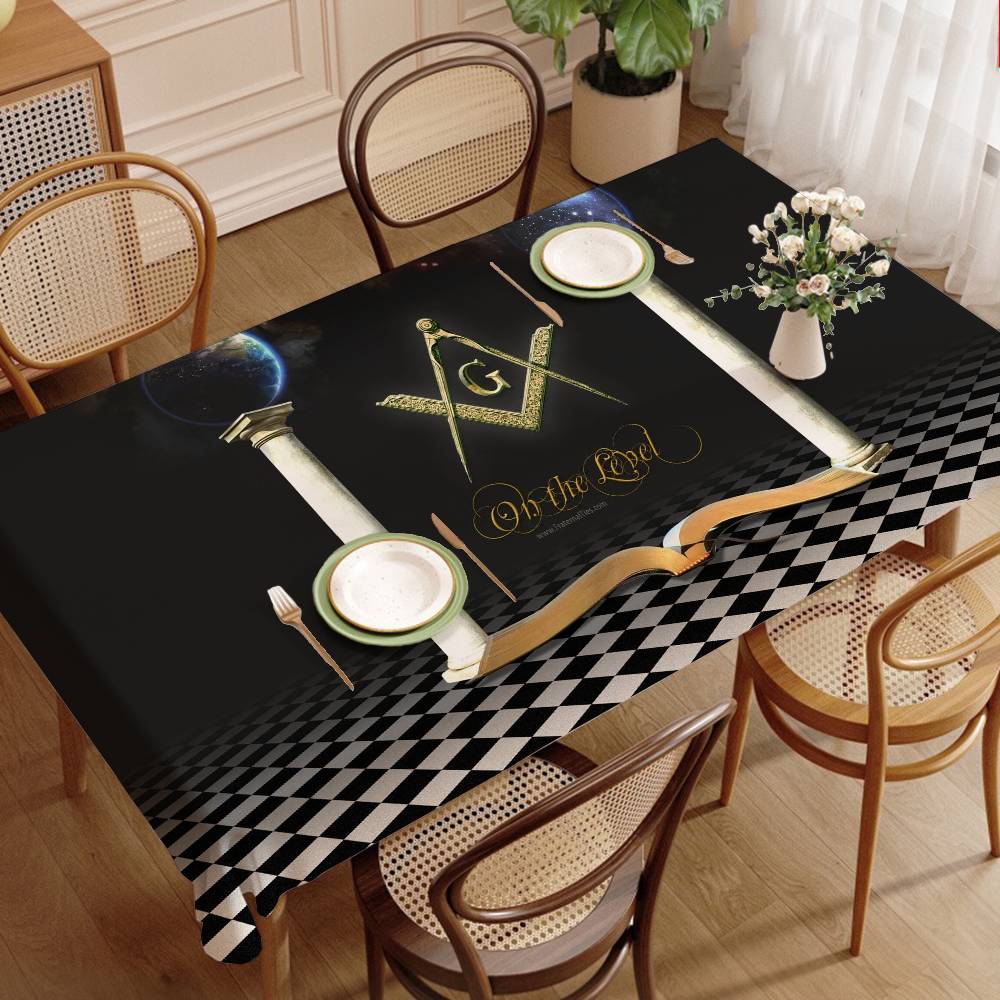 Masonik Logosu Masa Örtüsü Ev  - Home Textiles Today Logo incelemesi ve fiyatı