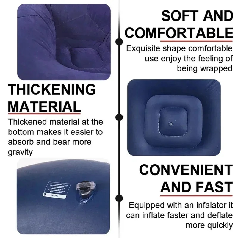 Büyük Şişme Tembel Koltuk PVC  - Floor Cushion Pouf incelemesi ve fiyatı