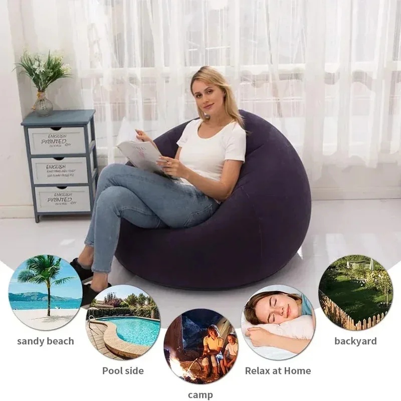 Büyük Şişme Tembel Koltuk PVC  - Floor Cushion Pouf incelemesi ve fiyatı