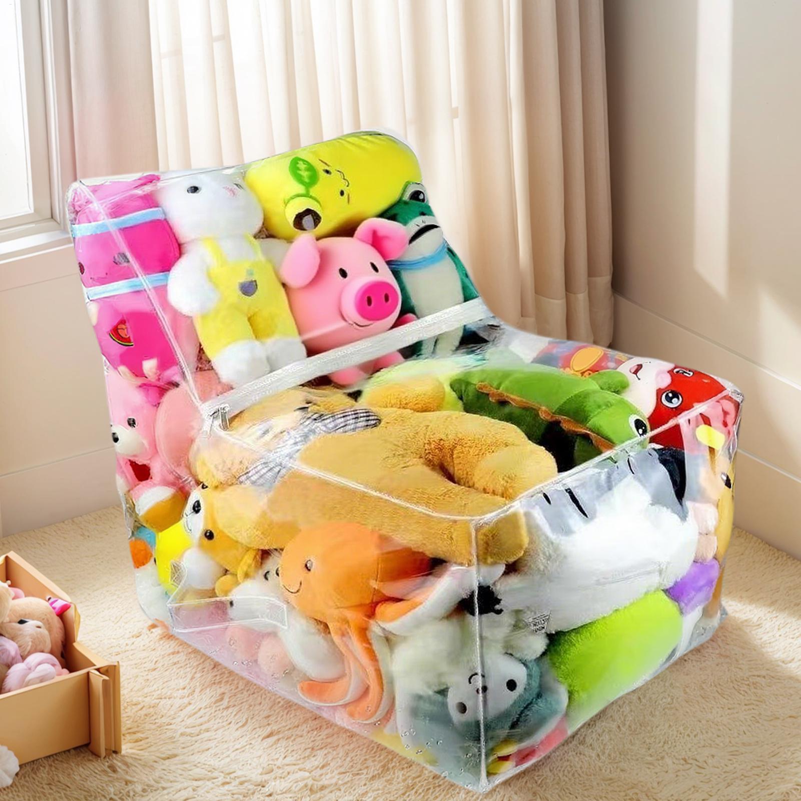 Şeffaf Peluş Oyuncak Koltuk Ör - Floor Cushion Pouf incelemesi ve fiyatı