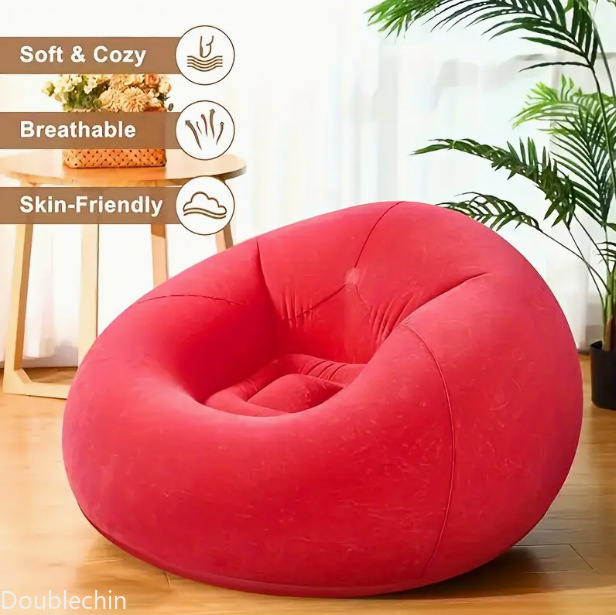 Tek Kişilik Şişme Tembel Koltu - Floor Cushion Pouf incelemesi ve fiyatı